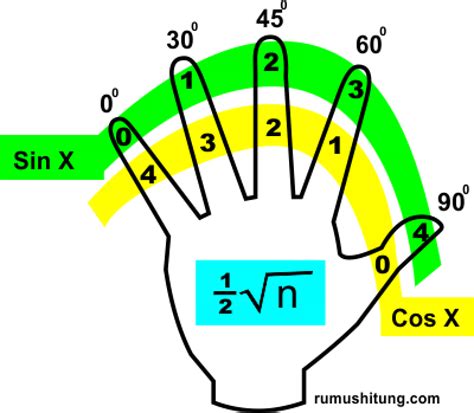 Cara Mudah Menghafal Trigonometri Sudut Istimewa Materi Belajar - Riset