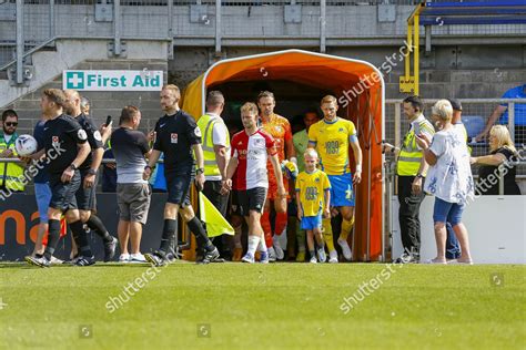 Torquay United Players Mascots During National Editorial Stock Photo - Stock Image | Shutterstock