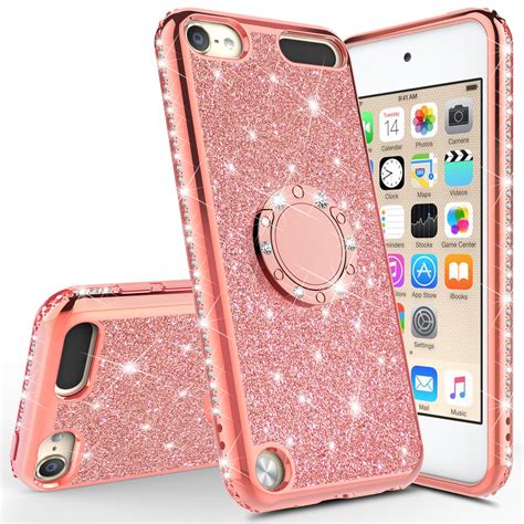 Glitter Cute Phone Case Girls Kickstand Compatible for Apple iPod Touc – SPY Phone Cases and ...