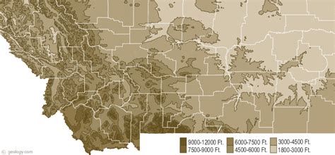 Map of Montana