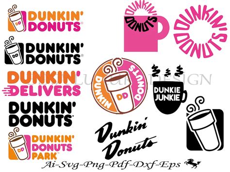 Dunkin Donuts Svg Bundle, Dunkin Donuts Coffee Svg,ddonuts Logo Svg,hot ...