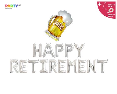 Happy Retirement Balloons Happy Retirement Party Decorations - Etsy