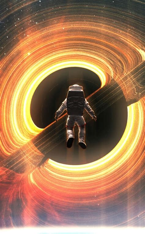 950x1534 Astronaut way to Black Hole 950x1534 Resolution Wallpaper, HD ...