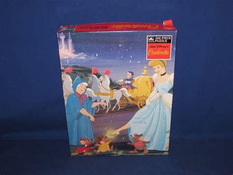 Walt Disney CINDERELLA PUZZLE 200 Pieces Golden 1980s - Etsy