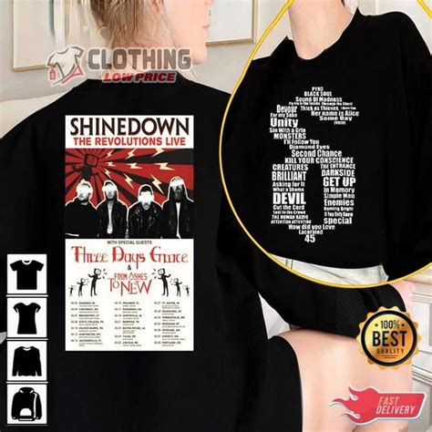 Shinedown The Revlutions Live Tour Setlist Merch Shinedown The ...