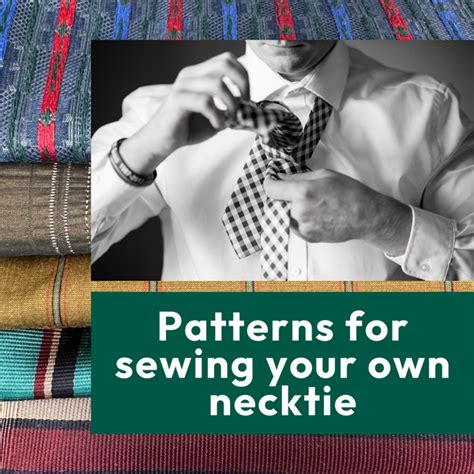 Patterns for sewing your own necktie – Our Social Fabric