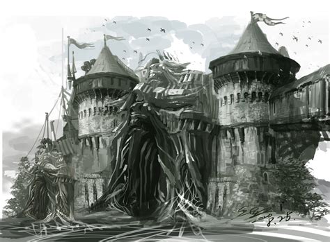 ArtStation - ENVIRONMENT CONCEPT ART CASTLE 20200825