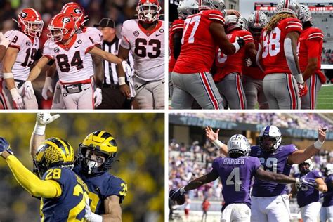 College football: Top 4 teams remain in good standing at CFP selection ...