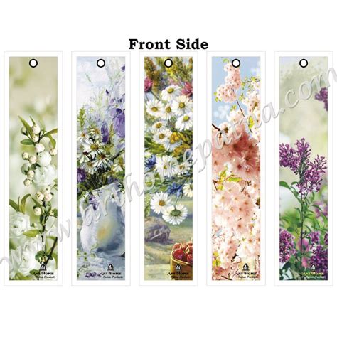 Flower Bookmark/Tassel Bookmarks/Printed Bookmarks – Art Home