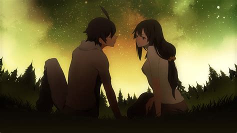 Sad Anime Couples Wallpapers on WallpaperDog