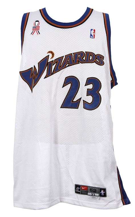 Lot Detail - 2001-02 Michael Jordan Washington Wizards Home Jersey (MEARS LOA)