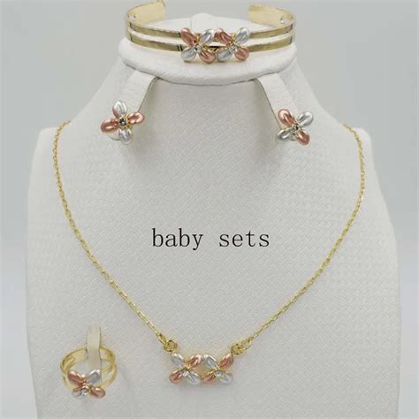 Baby Kids Jewelry Sets 3color Purple Children Girls Pendant 16 ...