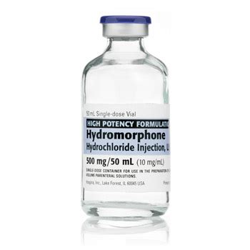 Hydromorphone Hydrochloride Injection, USP, CII (High-Potency Formulation) | Pfizer Hospital US