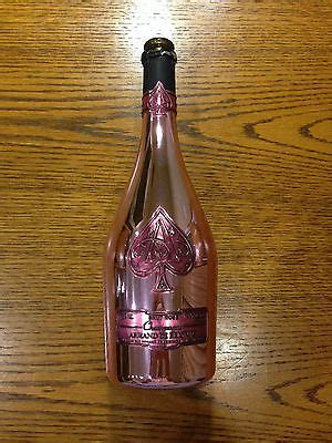 *Ultra Rare* Pink Gold Ace of Spades Rose 750ML Champagne Bottle *Empty* | #491271797