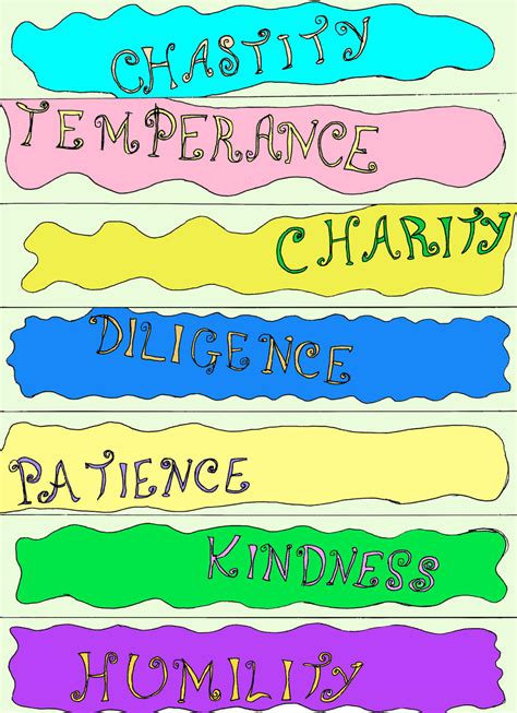 7 Heavenly Virtues - Colored by ryu-ren on DeviantArt