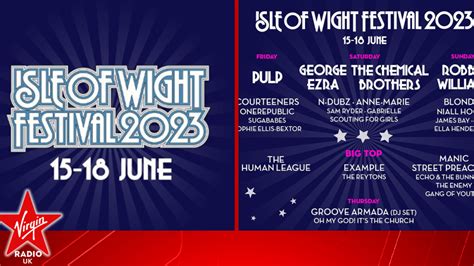 Isle Of Wight Festival 2023: Robbie Williams, Pulp and George Ezra announced as headliners ...