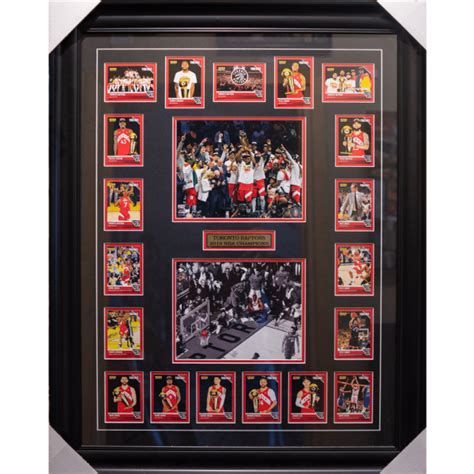 Toronto Raptors Basketball 2019 Team Championship Framed