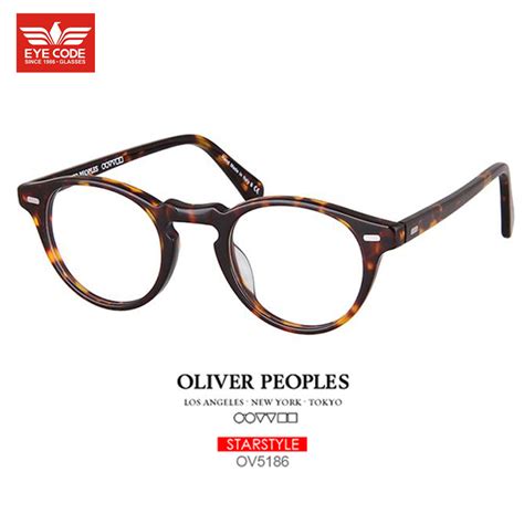 Vintage-eyeglasses-oliver-peoples-round-5186-round-reading-glasses ...