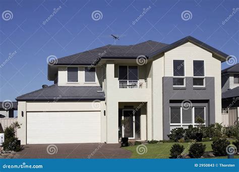 Modern Suburban House stock image. Image of architecture - 2950843