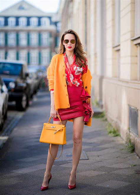 Red and Orange | Orange outfit, Red outfit, Yellow fashion