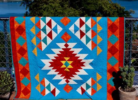 Southwest Quilt Pattern Navajo Inspired / Indian / Native | Etsy