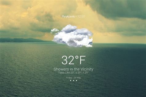 Elegant Weather Rainmeter Skin