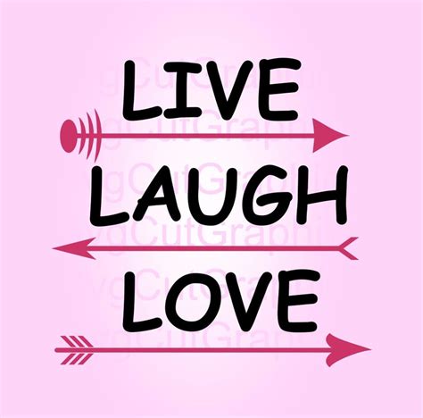 Live Laugh Love SVG File Svg Files Svg Quotes SVG Cut File - Etsy