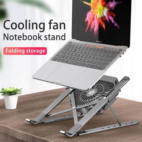 Portable Laptop Stand adjustable Laptop Stand With Fan Cooling Fan for ...