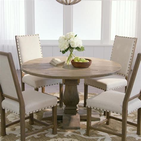 Home decorators Aldridge | Grey dining tables, Round pedestal dining ...