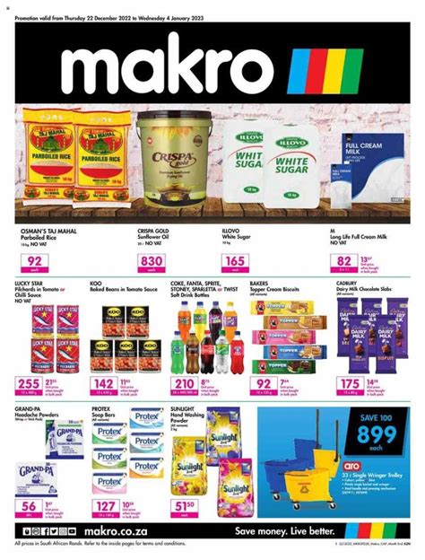 Makro Specials 22 Dec 2022 | Makro Catalogue | Makro Groceries