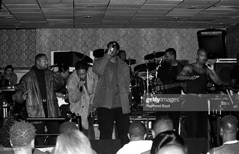 Singers Marc Gay, Garfield Bright, Darnell Van Rensalier and Carl ...