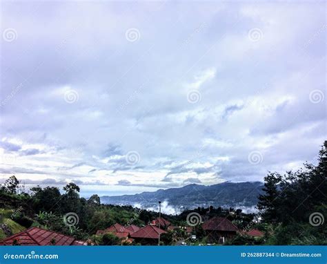 Best View from the Top of Villa at Puncak Bogor Stock Photo - Image of coast, town: 262887344