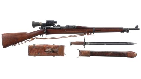 U.S. Springfield 1903 Sniper Rifle with Warner & Swasey Scope | Rock ...