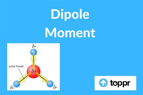 What is Dipole Moment: Definition, Formula, Facts, Uses, Examples