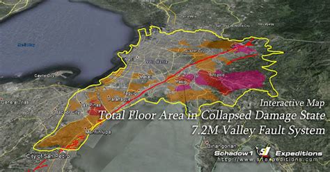 Interactive Risk Analysis Map of the Valley Fault System Earthquake ...