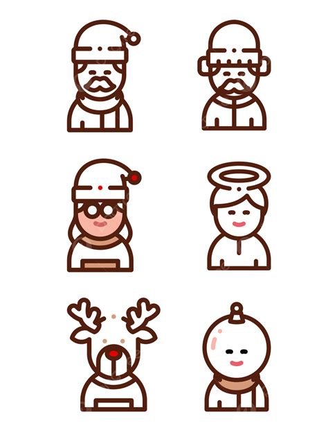 Santa Claus Christmas Vector Design Images, Santa Claus Witch Elk Christmas Element Snowman ...