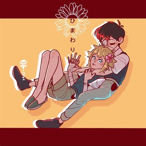 omori X basil 💫 🌸 | Ilustraciones, Sunflower, Dibujos bonitos