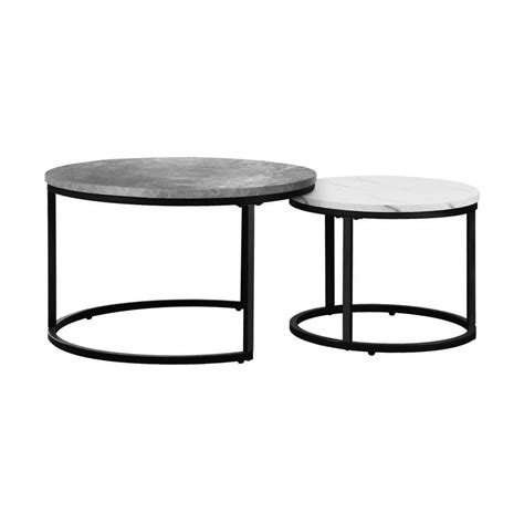 Nesting Coffee Table Round Marble – Simple deals