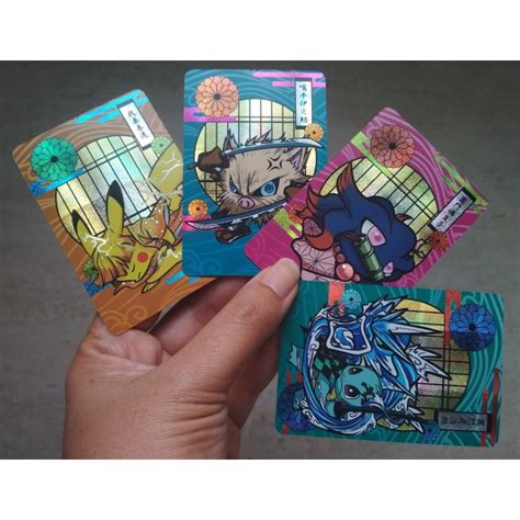 Pokemon Demon Slayer Kimetsu - Gauze Flash Cards - A.I. Fest