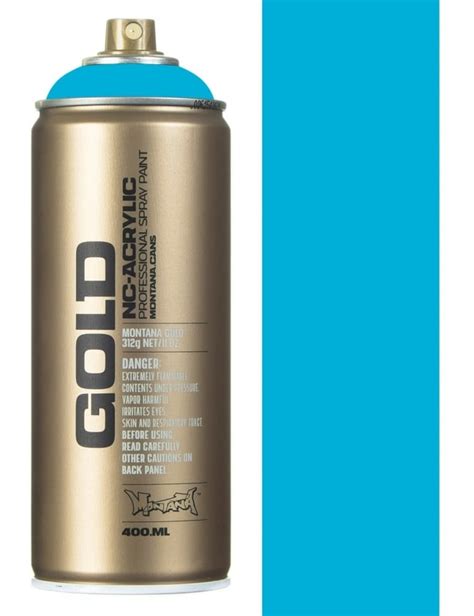 Montana Gold Spray Paint 400ml - Bermuda G5030 - Spray Paint Supplies from Fat Buddha Store UK