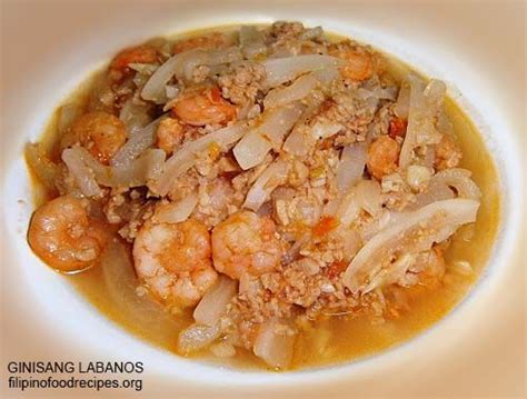 Ginisang Labanos Recipe | FilipinoFoodRecipes.org | Labanos recipe, Recipes, Food