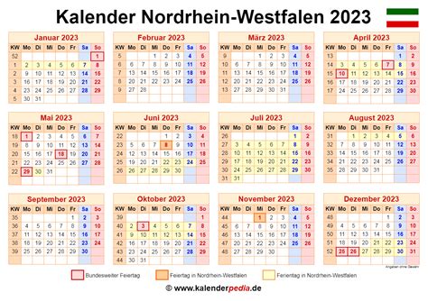 Musik Elektrode Freiwillige kalender 2023 nrw excel Socken Nachfolger ...