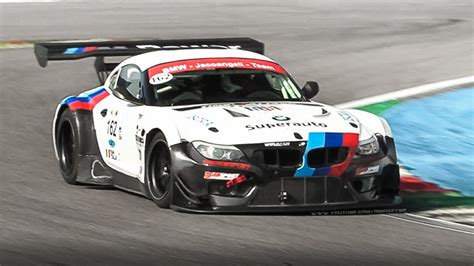 BMW Z4 GT3 4.4L V8 Sound: Accelerations, Downshifts & Fly Bys! - YouTube