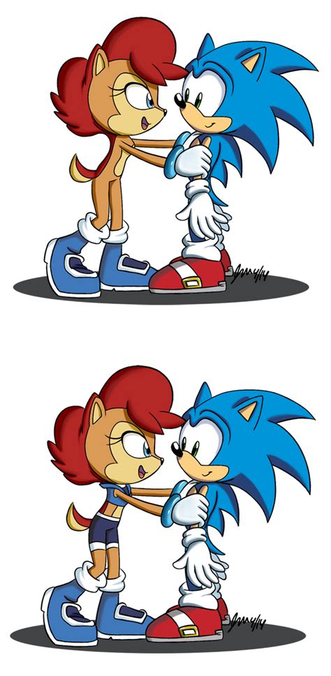 Sonic and Sally by ScruffyToto on DeviantArt