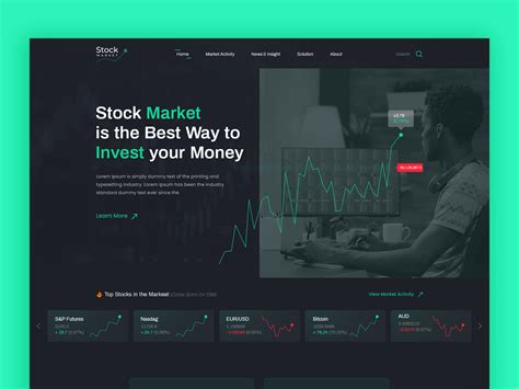 Stock Market Banner designs, themes, templates and downloadable graphic elements on Dribbble