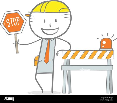 Roadblock Sign Clipart