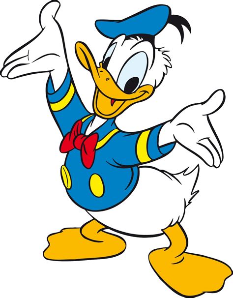 Donald Duck PNG transparent image download, size: 1239x1586px