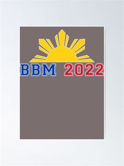 "BBM 2022 Bongbong Marcos Marcos 2022 Solid BBM Supporters Filipino Pinoy " Poster for Sale by ...
