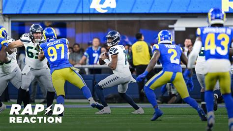 Rapid Reaction - 2023 Week 11: Seahawks at Rams