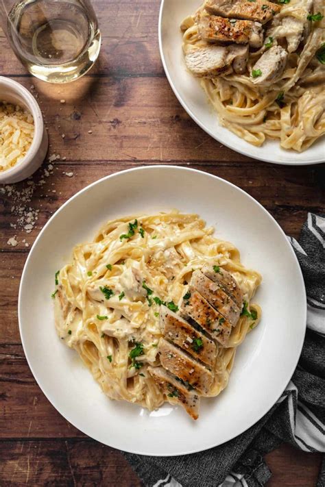 Chicken Alfredo Pasta Recipe - Dinner, then Dessert